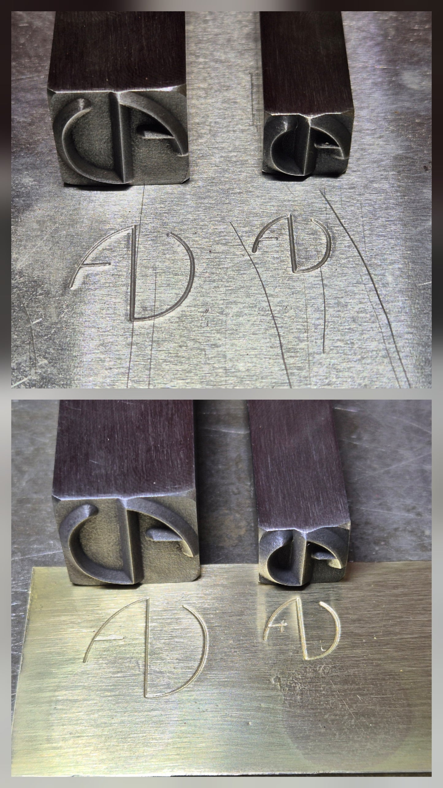 Personalized steel punches